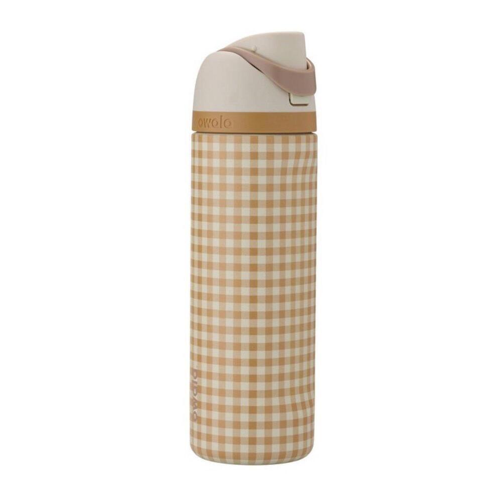 Owala Hearth & Hand Yellow Plaid 24 Oz SUPPERTIME